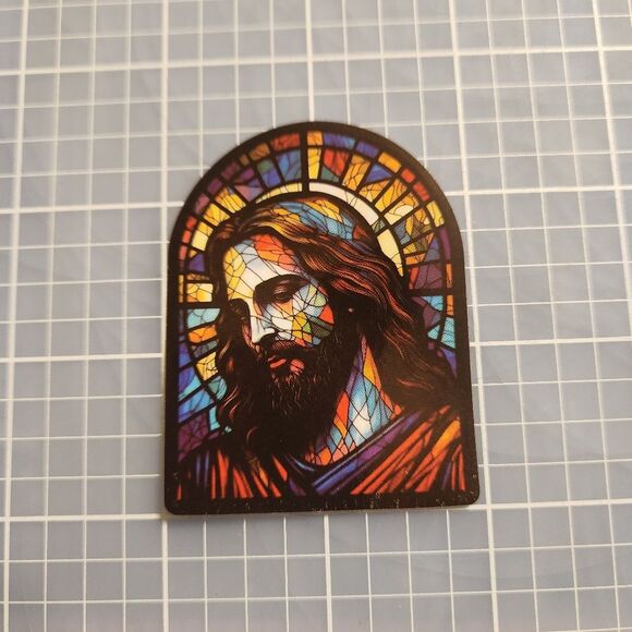 10 for $10 Sticker Stained Glass Gothic Witchy Beautiful Details - Picture 1 of 3
